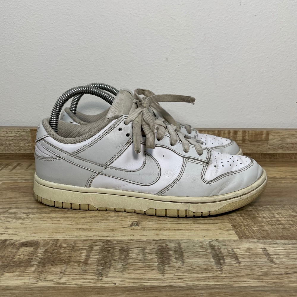 Nike Dunk Low Grey Fog White Womens Sneakers DD1503-103 Size 8.5 READ
